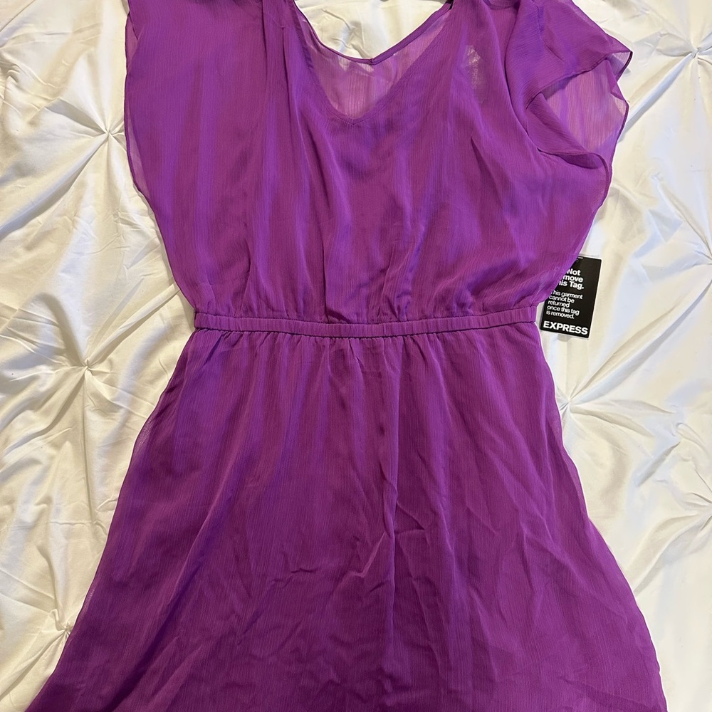 Express Vibrant Purple Fabric